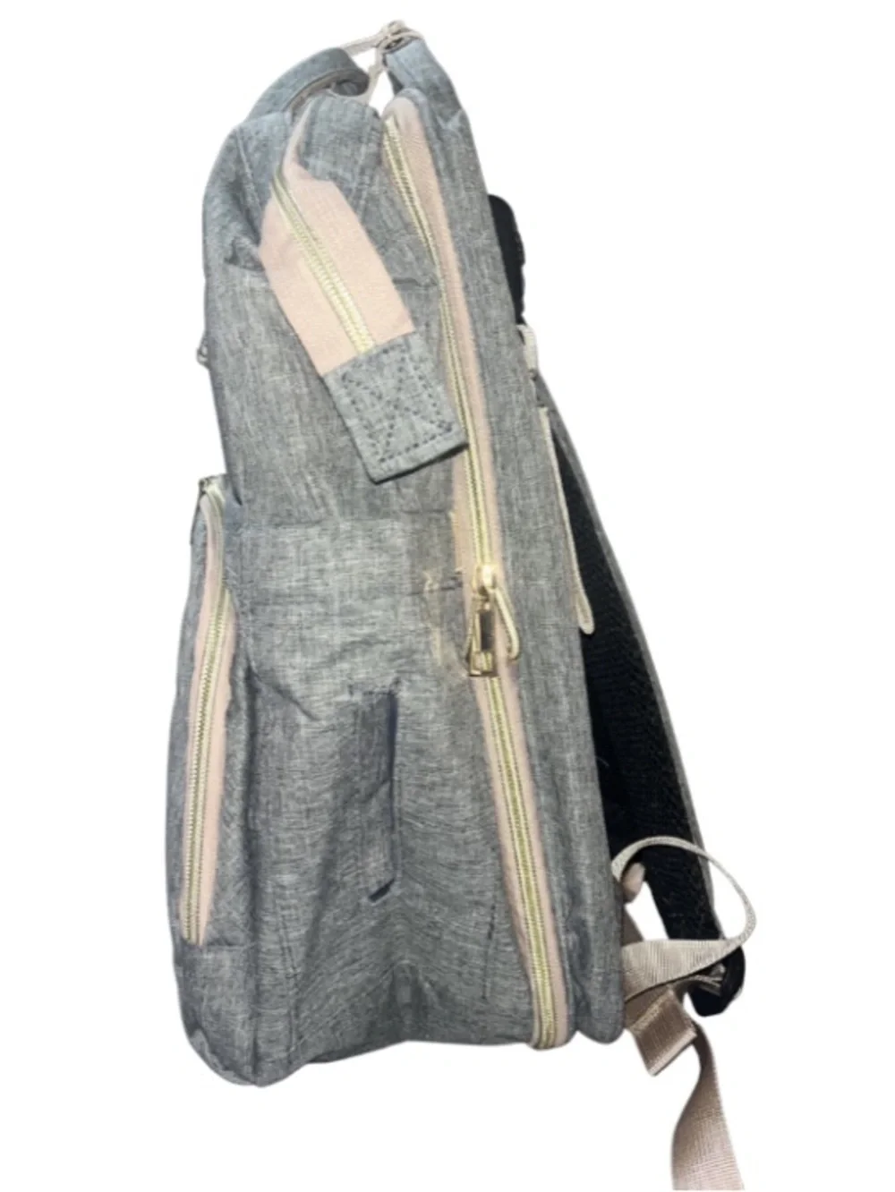 3-in-1 Multifunctional Diaper
Backpack w/Foldable
Changing Station Heather Grey - Picture 5 of 7